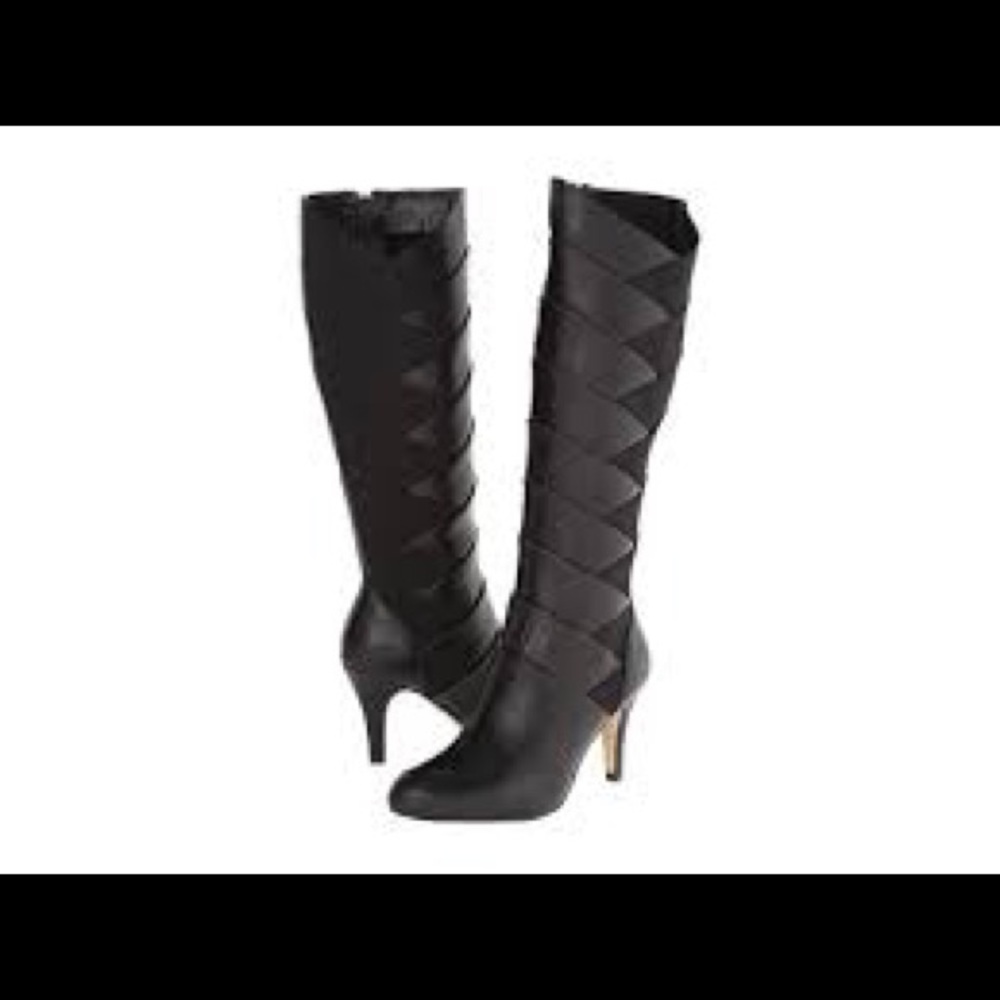 Tall black boots